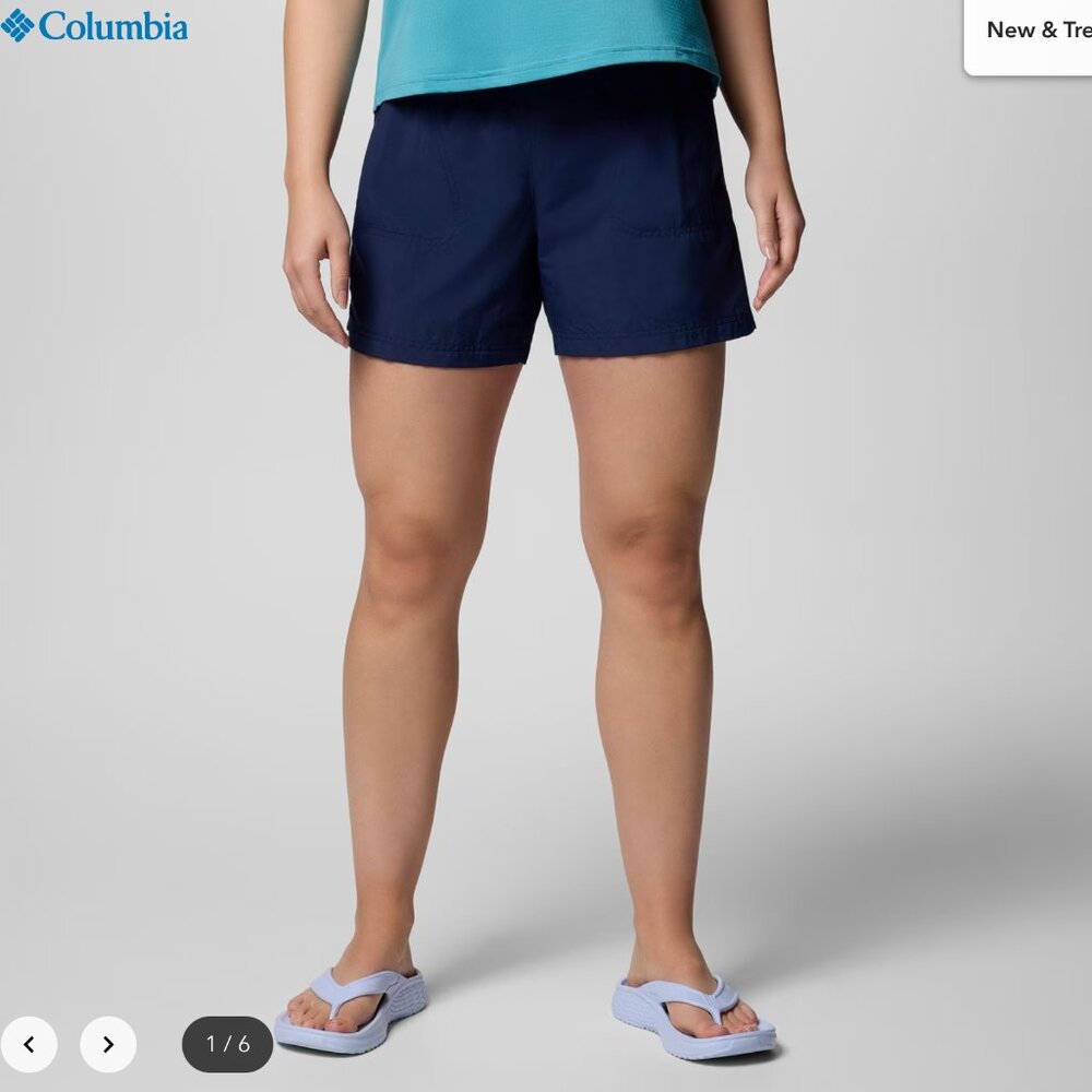 NWT Columbia Womens Sandy River Short Ii -- XL